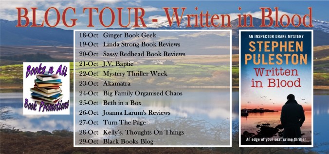 BLOG TOUR BANNER - Written in Blood